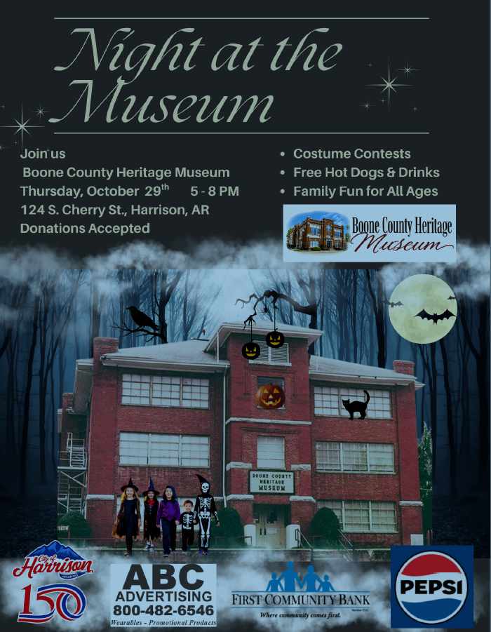 Night at the Museum flyer